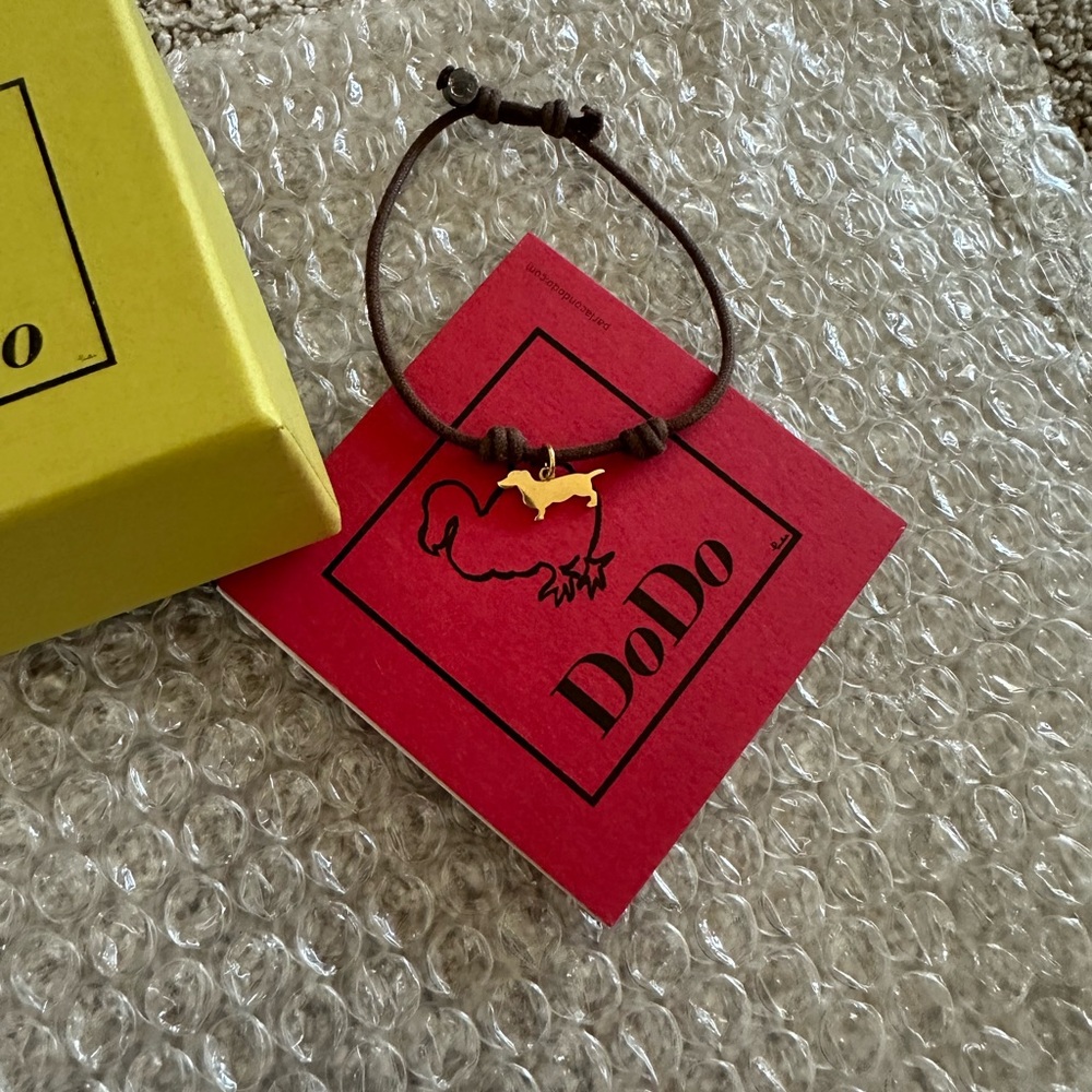 DoDo Dachshund 18K yellow gold Charm Bracelet - Picture 5 of 6